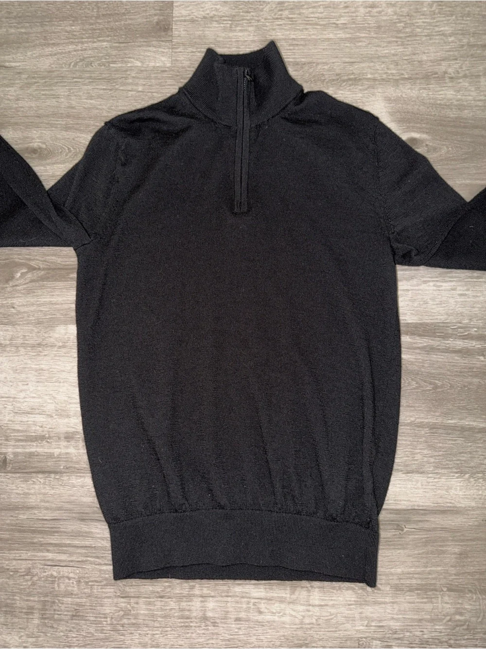 Banana republic merino quarter zip sweater